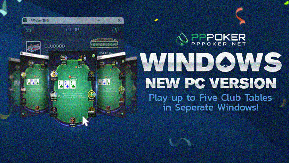 Новая версия PPPoker для PC: до пяти столов одновременно