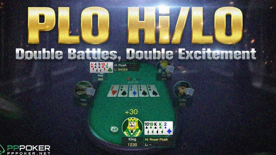 PLO Hi/Lo в PPPoker: правила, стратегия и двойной азарт